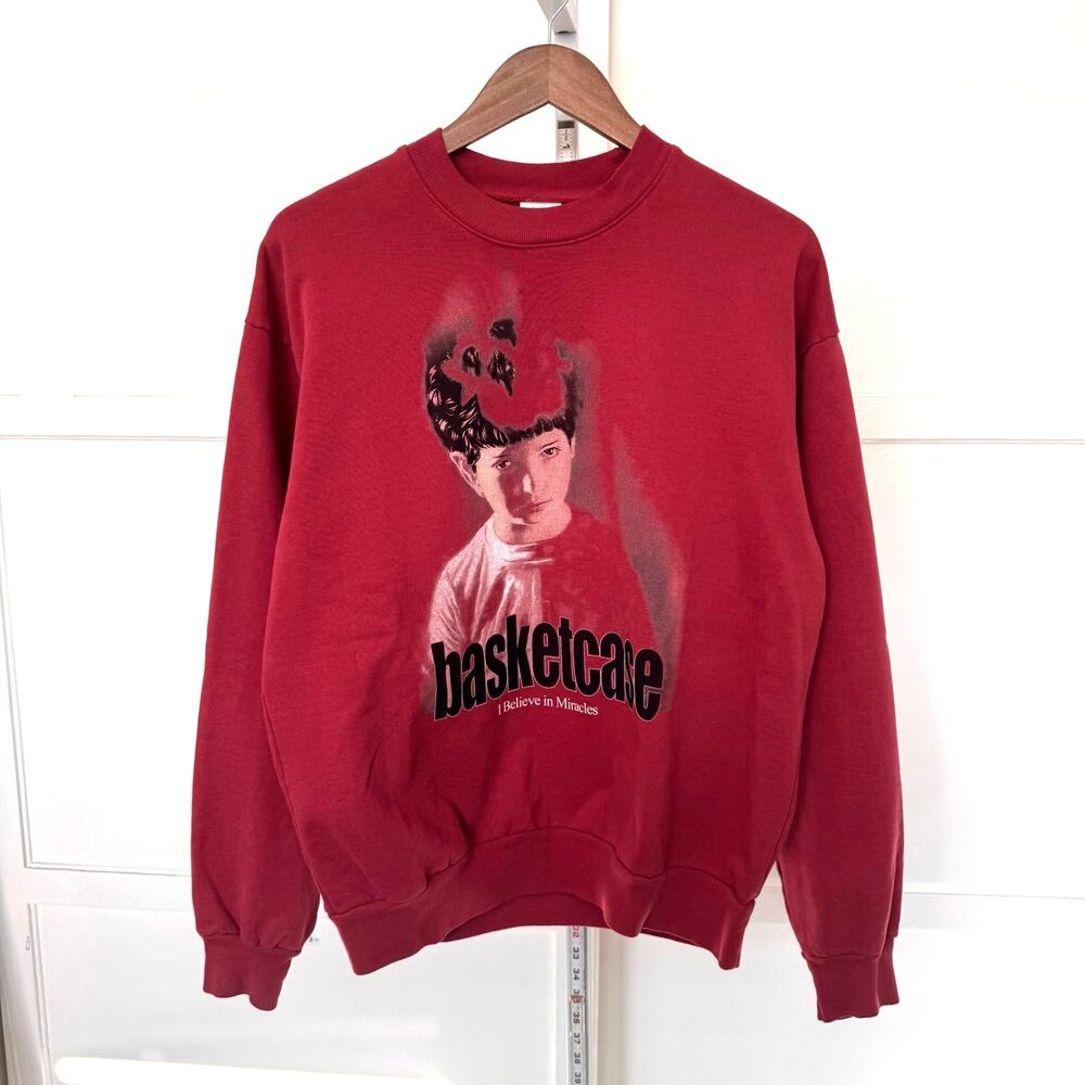 Basketcase Gallery MIRACLE Crewneck Red Sample Size Medium